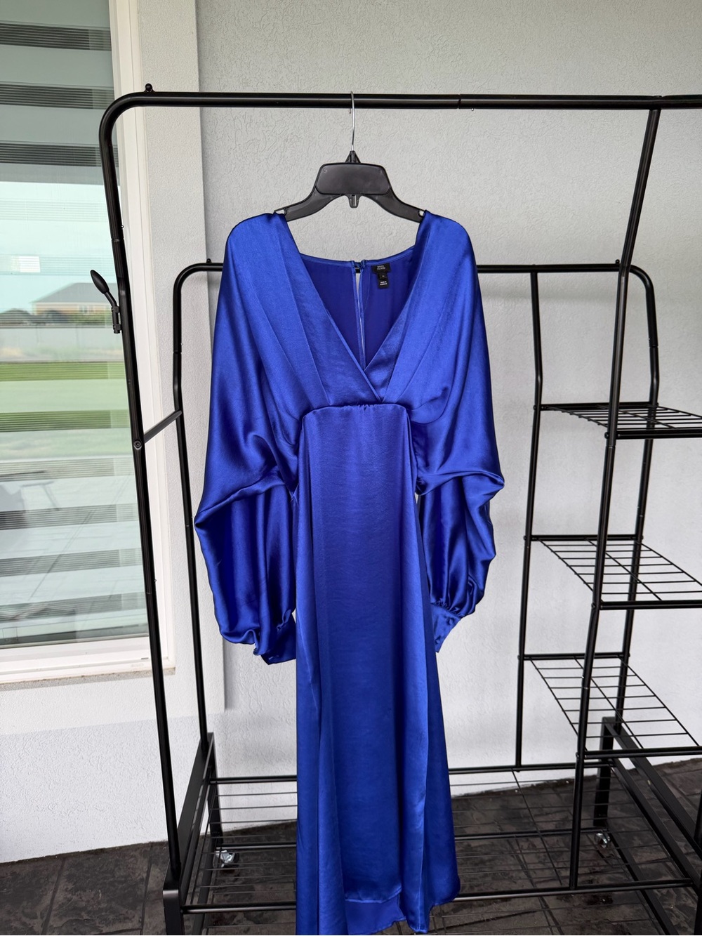 River Island Cobalt Blue Satin Dress